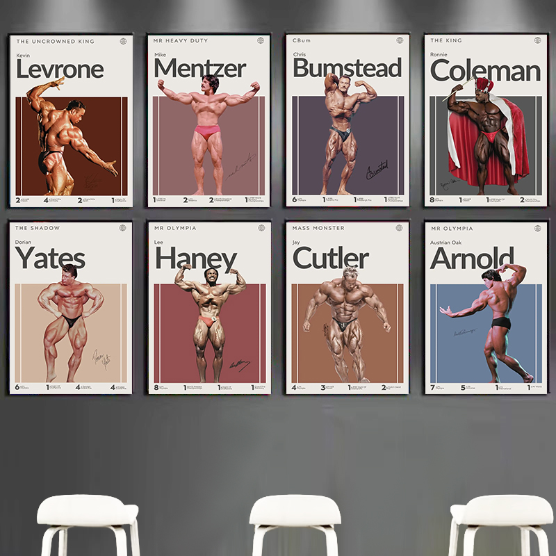 Sports Equipment Poster - Motivasyon Vücut Geliştirmeci Posteri Bumstead Coleman