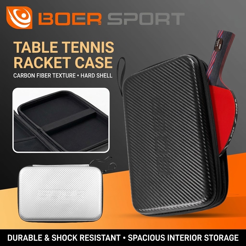 Tennis Racket - Boer Masa Tenisi Raketi Çantası, Sert